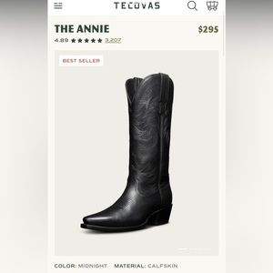 Tecovas The Anne. 9.5 Women’s
